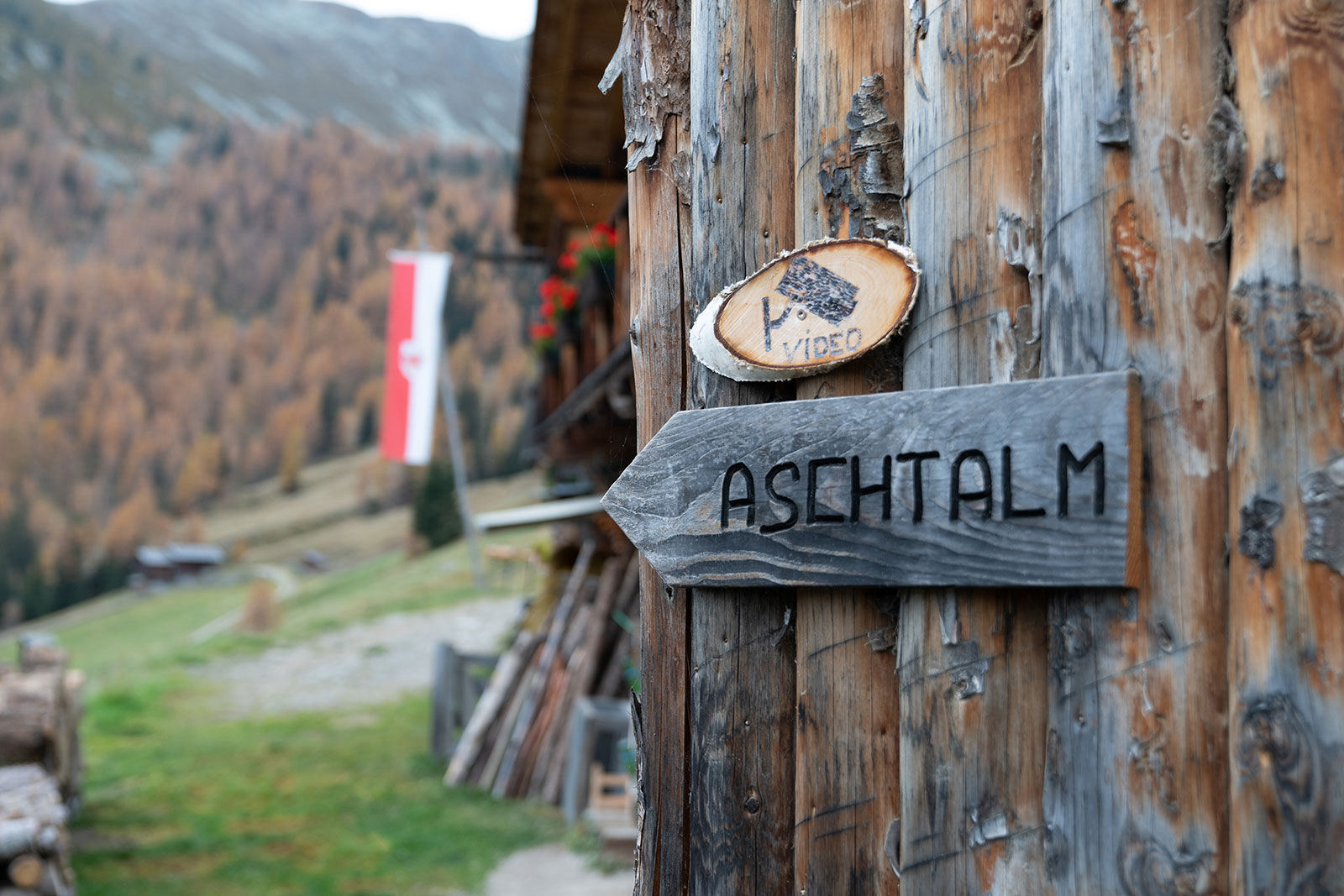 Hier sind wir. Wegbeschreibung zur Ascht Alm